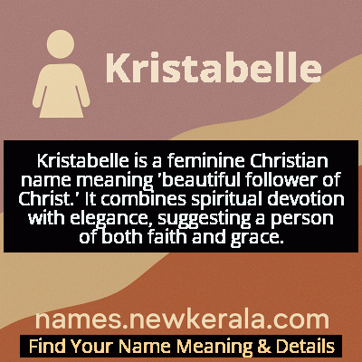 Kristabelle Name Meaning and Origin