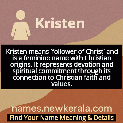 Kristen Name Meaning and Origin