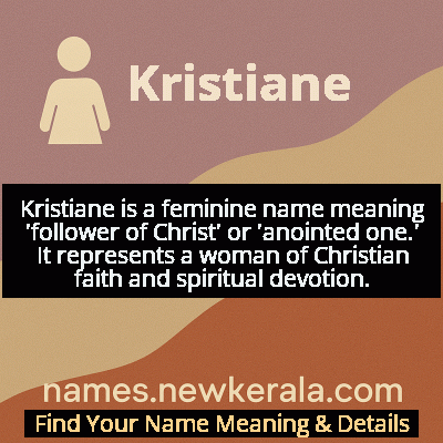 Kristiane Name Meaning and Origin