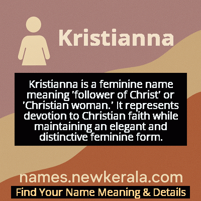 Kristianna Name Meaning and Origin
