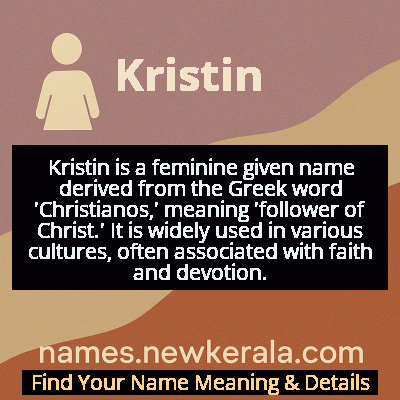 Kristin Name Meaning and Origin