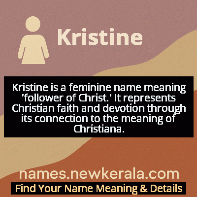 Kristine Name Meaning and Origin