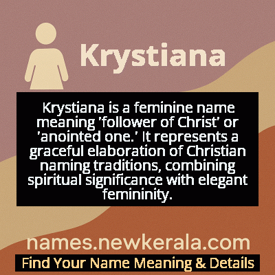 Krystiana Name Meaning and Origin