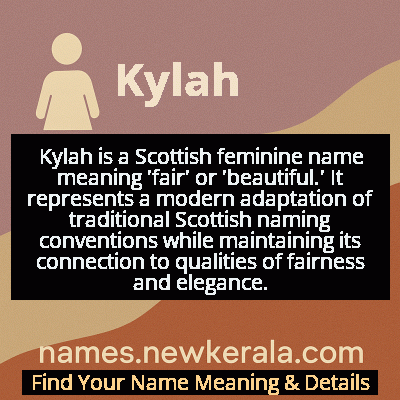 Kylah Name Meaning and Origin