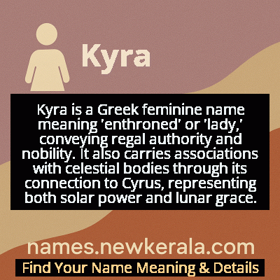 Kyra Name Meaning and Origin