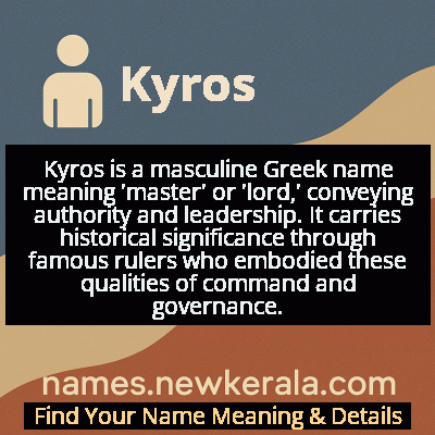 Kyros Name Meaning and Origin