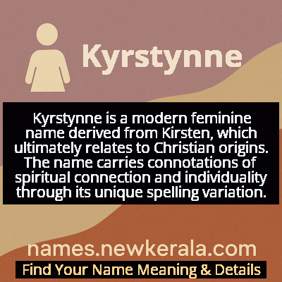 Kyrstynne Name Meaning and Origin