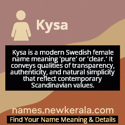 Kysa Name Meaning and Origin