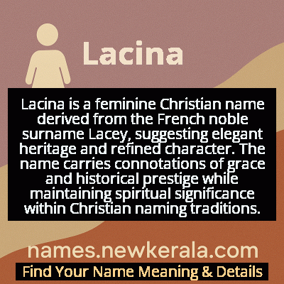 Lacina Name Meaning and Origin