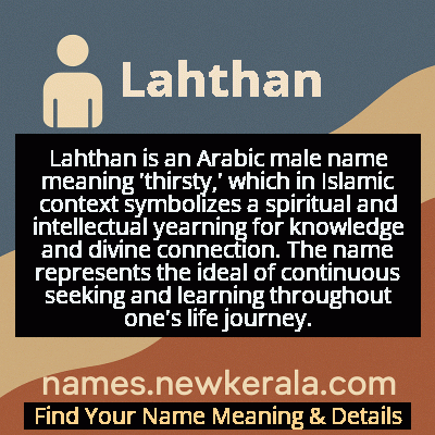 Lahthan Name Meaning and Origin