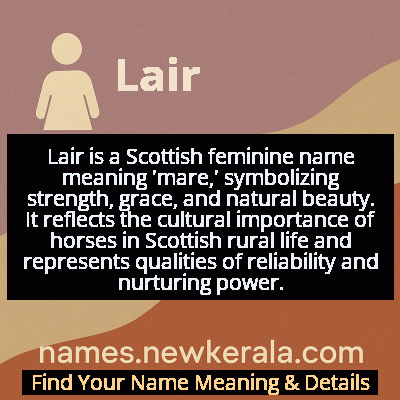 Lair Name Meaning and Origin