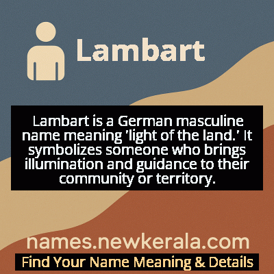 Lambart Name Meaning and Origin