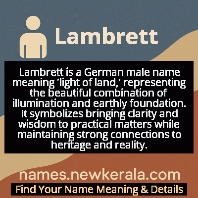 Lambrett Name Meaning and Origin