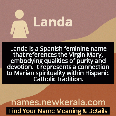 Landa Name Meaning and Origin