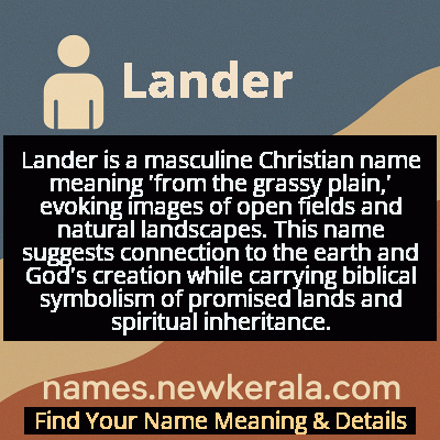 Lander Name Meaning and Origin