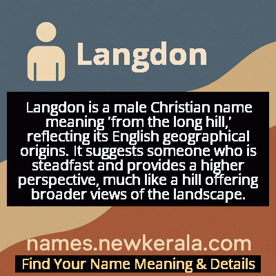 Langdon Name Meaning and Origin