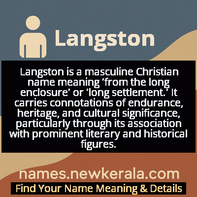 Langston Name Meaning and Origin