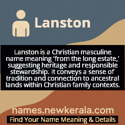 Lanston Name Meaning and Origin