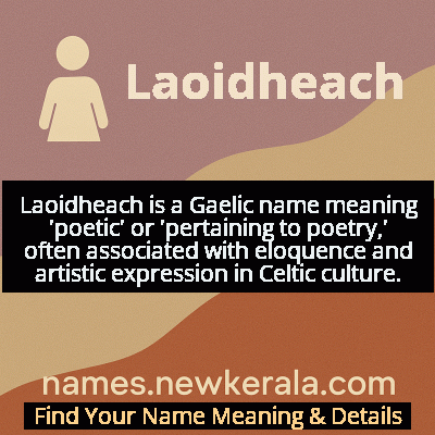 Laoidheach Name Meaning and Origin