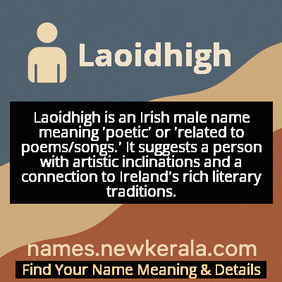 Laoidhigh Name Meaning and Origin