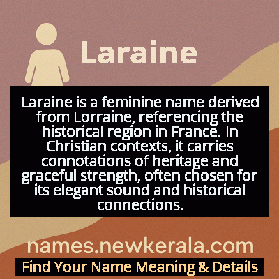 Laraine Name Meaning and Origin