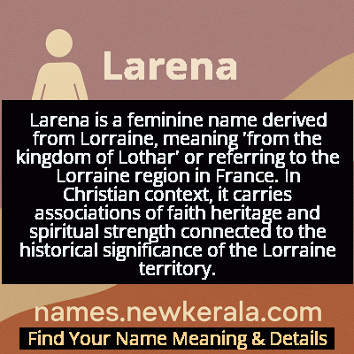 Larena Name Meaning and Origin
