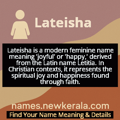 Lateisha Name Meaning and Origin