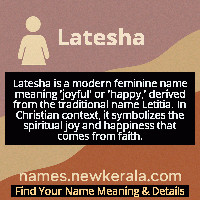 Latesha Name Meaning and Origin