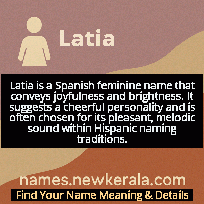 Latia Name Meaning and Origin