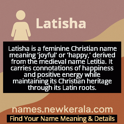 Latisha Name Meaning and Origin