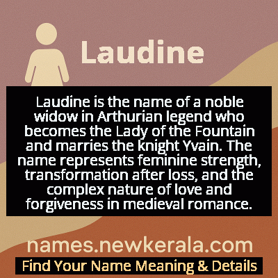 Laudine Name Meaning and Origin