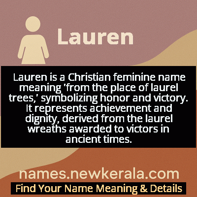 Lauren Name Meaning and Origin