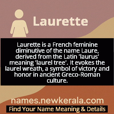 Laurette Name Meaning and Origin