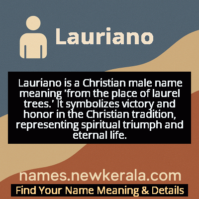 Lauriano Name Meaning and Origin