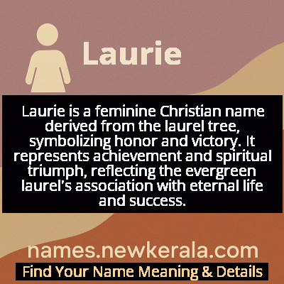 Laurie Name Meaning and Origin