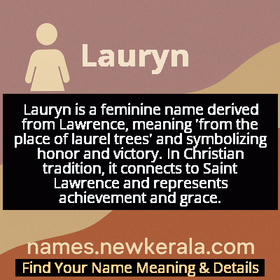 Lauryn Name Meaning and Origin