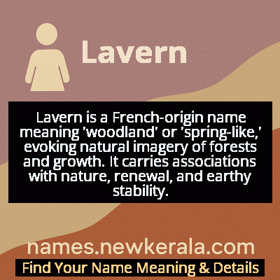Lavern Name Meaning and Origin