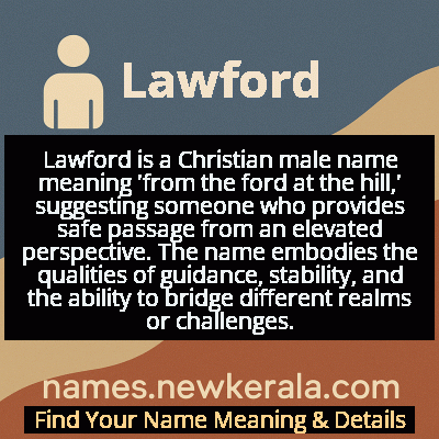 Lawford Name Meaning and Origin