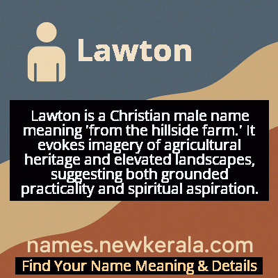 Lawton Name Meaning and Origin