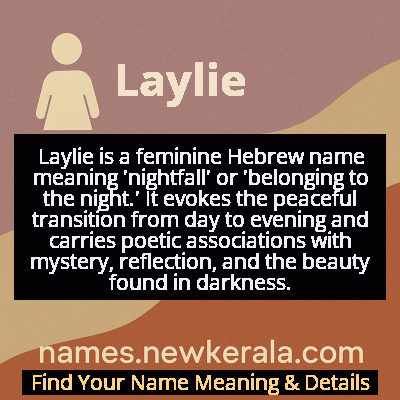 Laylie Name Meaning and Origin