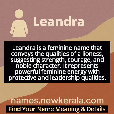Leandra Name Meaning and Origin