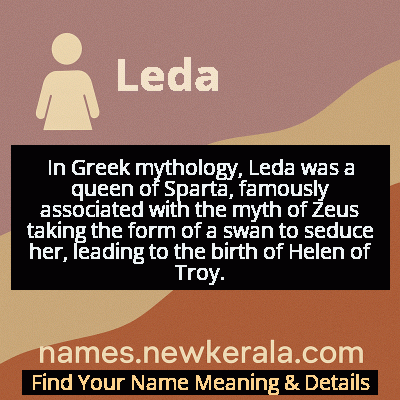 Leda Name Meaning and Origin