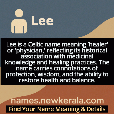 Lee Name Meaning and Origin