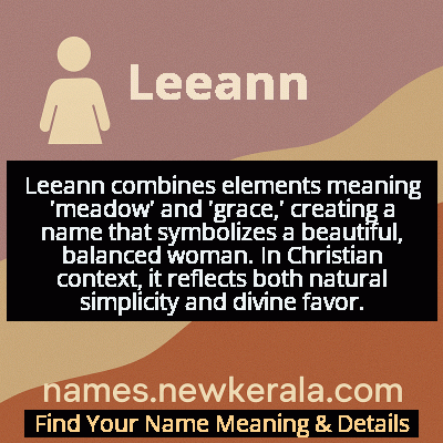 Leeann Name Meaning and Origin
