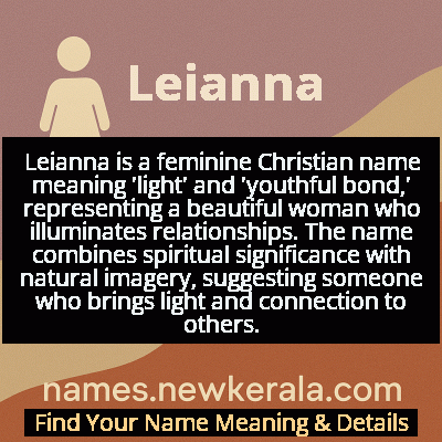 Leianna Name Meaning and Origin
