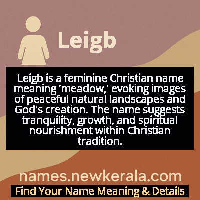 Leigb Name Meaning and Origin