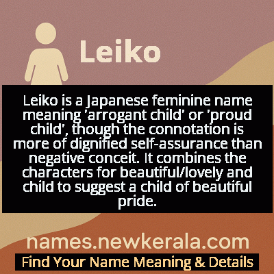 Leiko Name Meaning and Origin