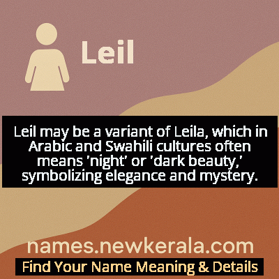 Leil Name Meaning and Origin