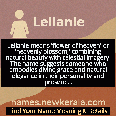 Leilanie Name Meaning and Origin