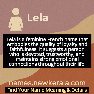 Lela Name Meaning and Origin